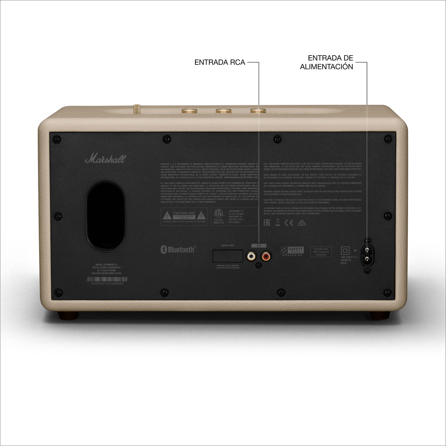 Altavoz Stanmore III de Marshall - Crema
