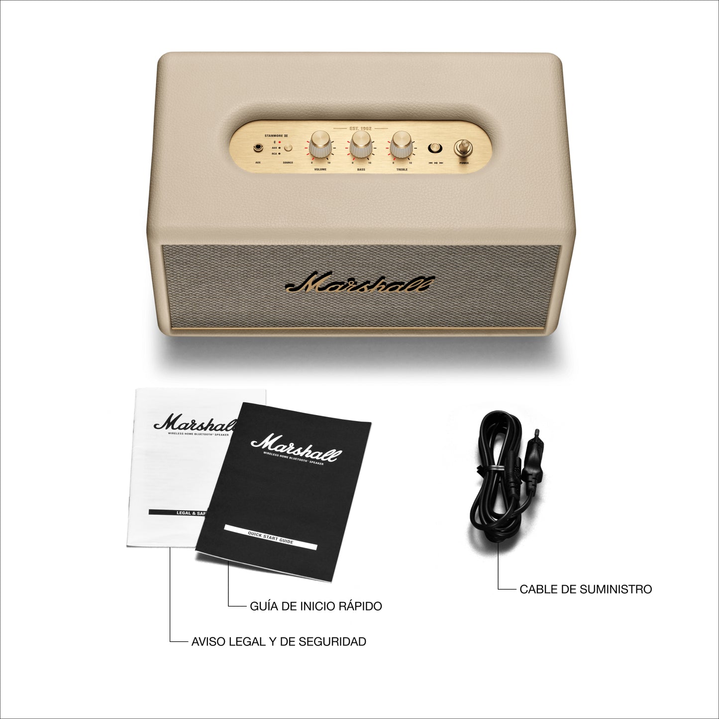 Altavoz Stanmore III de Marshall - Crema
