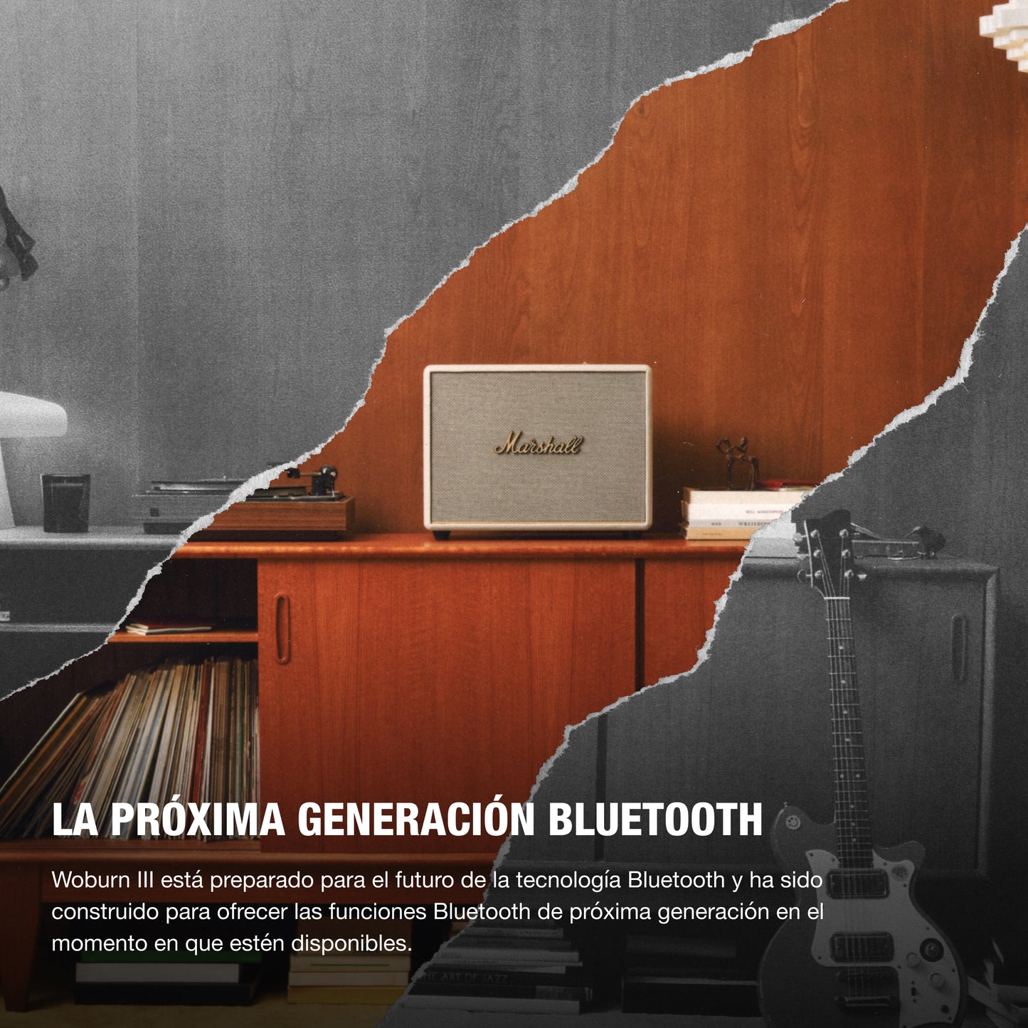 Altavoz Bluetooth Woburn III de Marshall - Crema