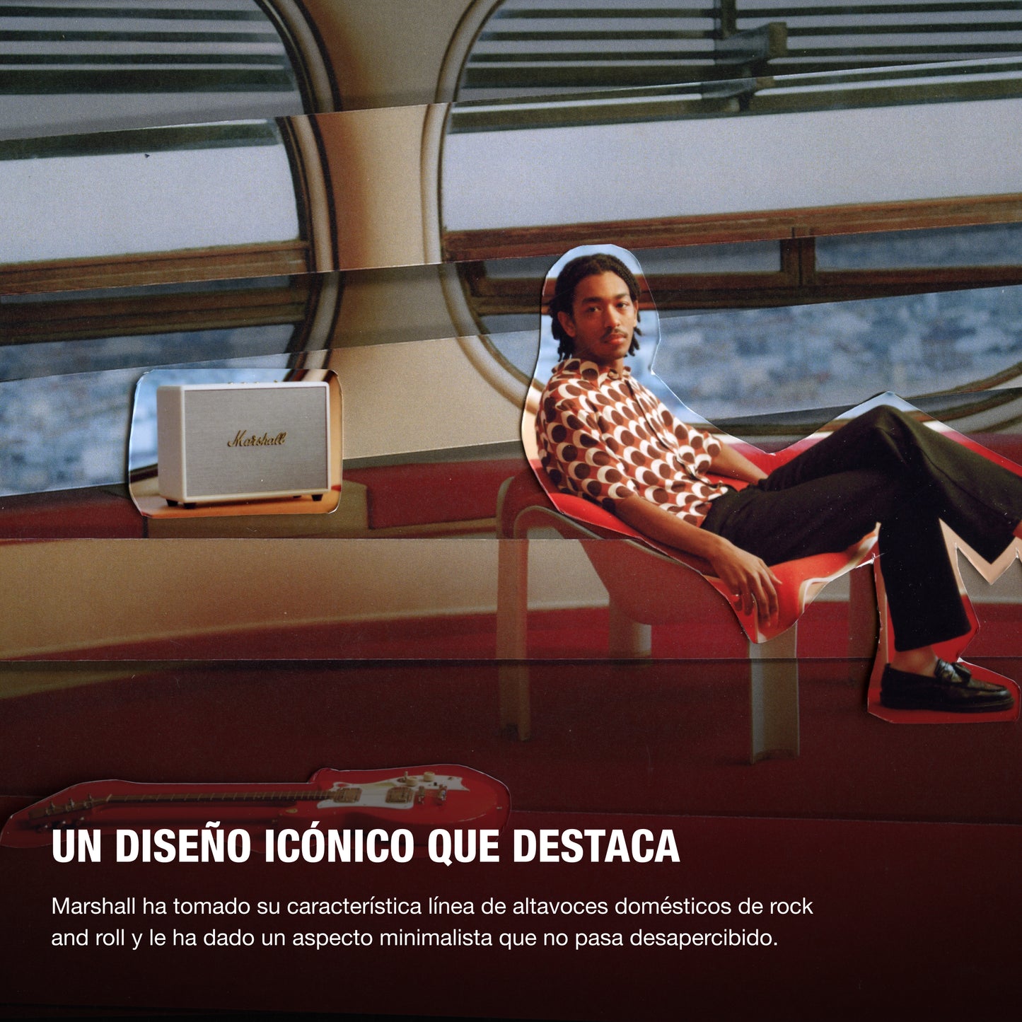 Altavoz Bluetooth Woburn III de Marshall - Crema