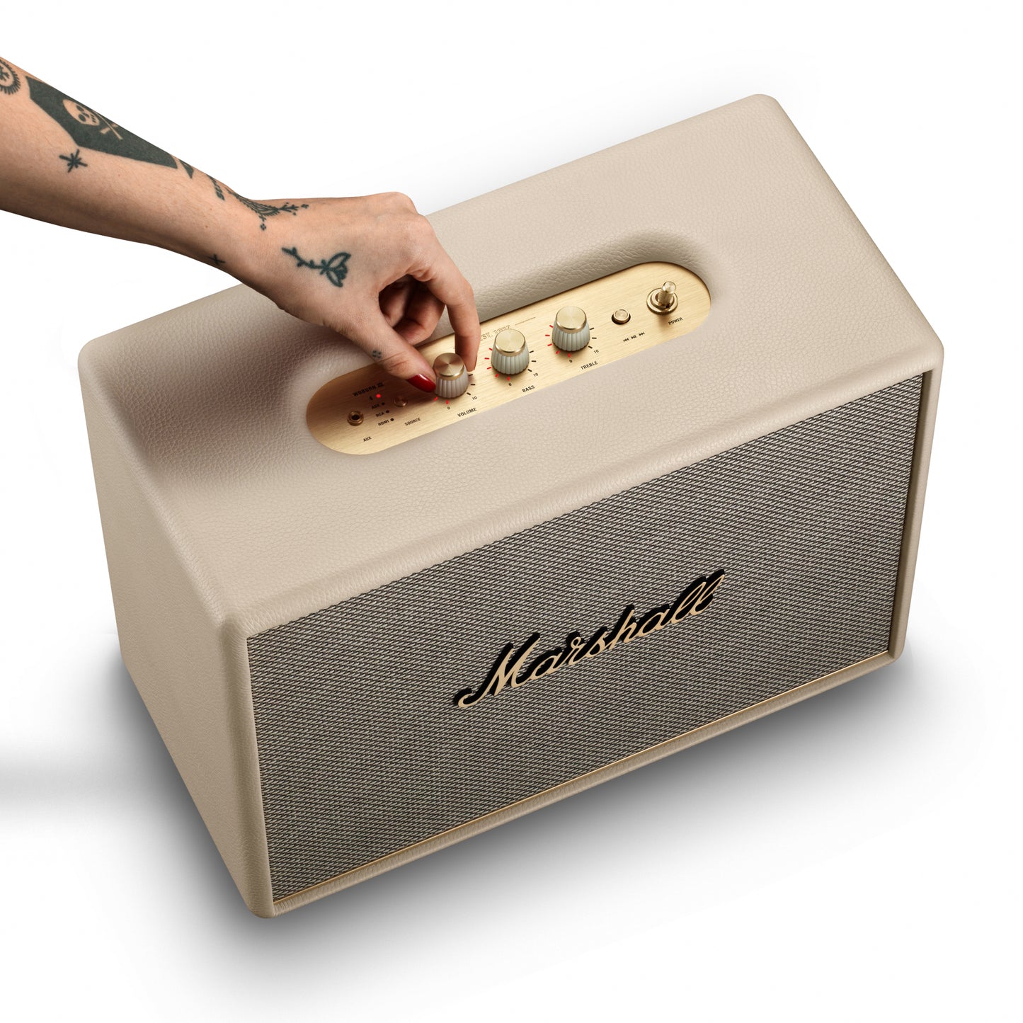 Altavoz Bluetooth Woburn III de Marshall - Crema