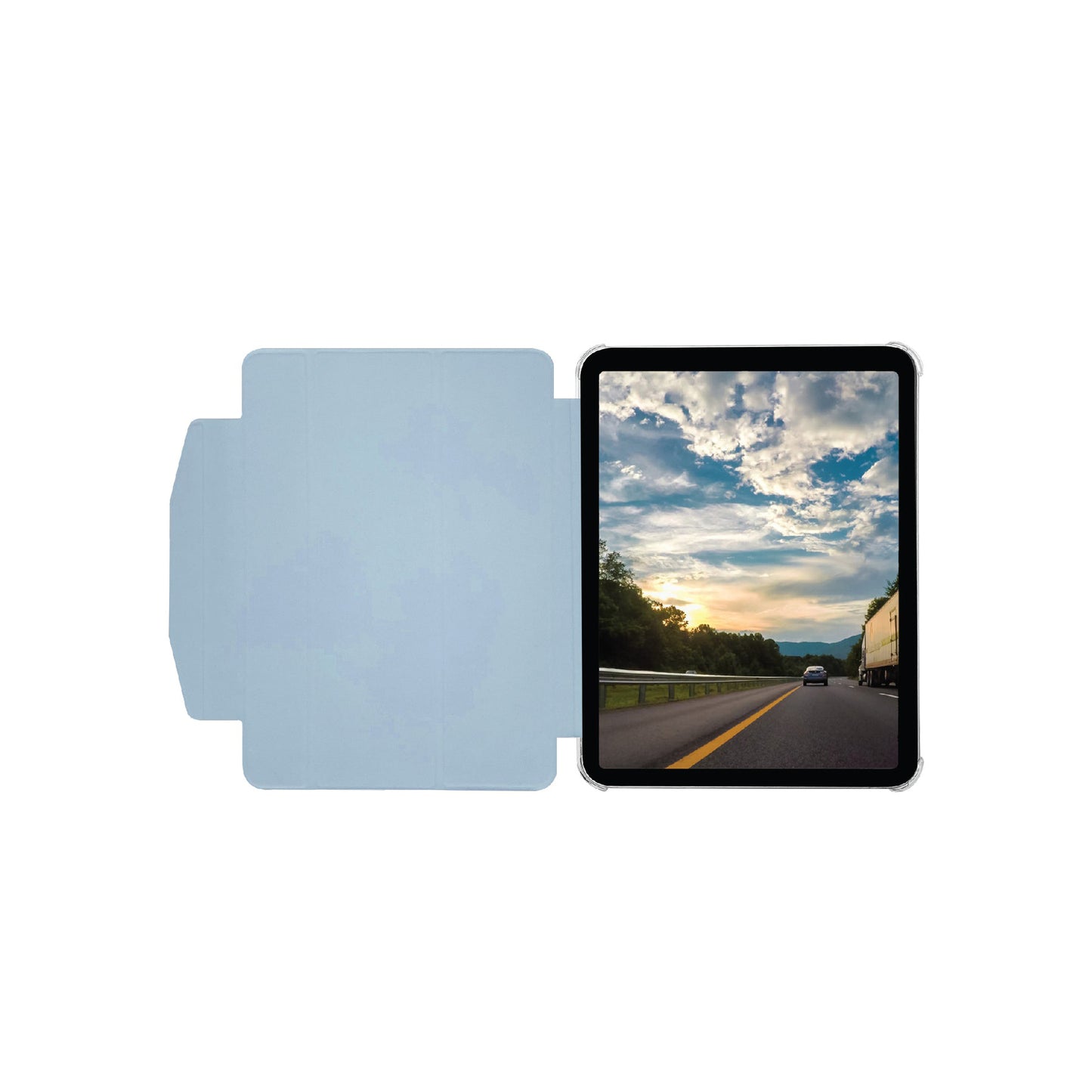 Funda-libro multiposición para iPad de 10,9 pulgadas de Macally - Azul