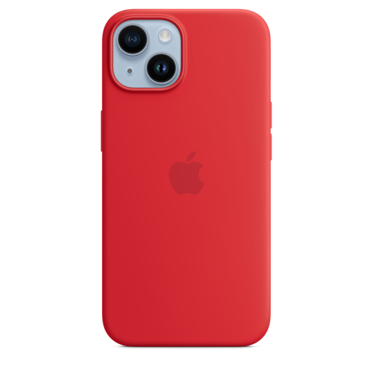 Funda para iPhone 14 de silicona con MagSafe - (PRODUCT)RED