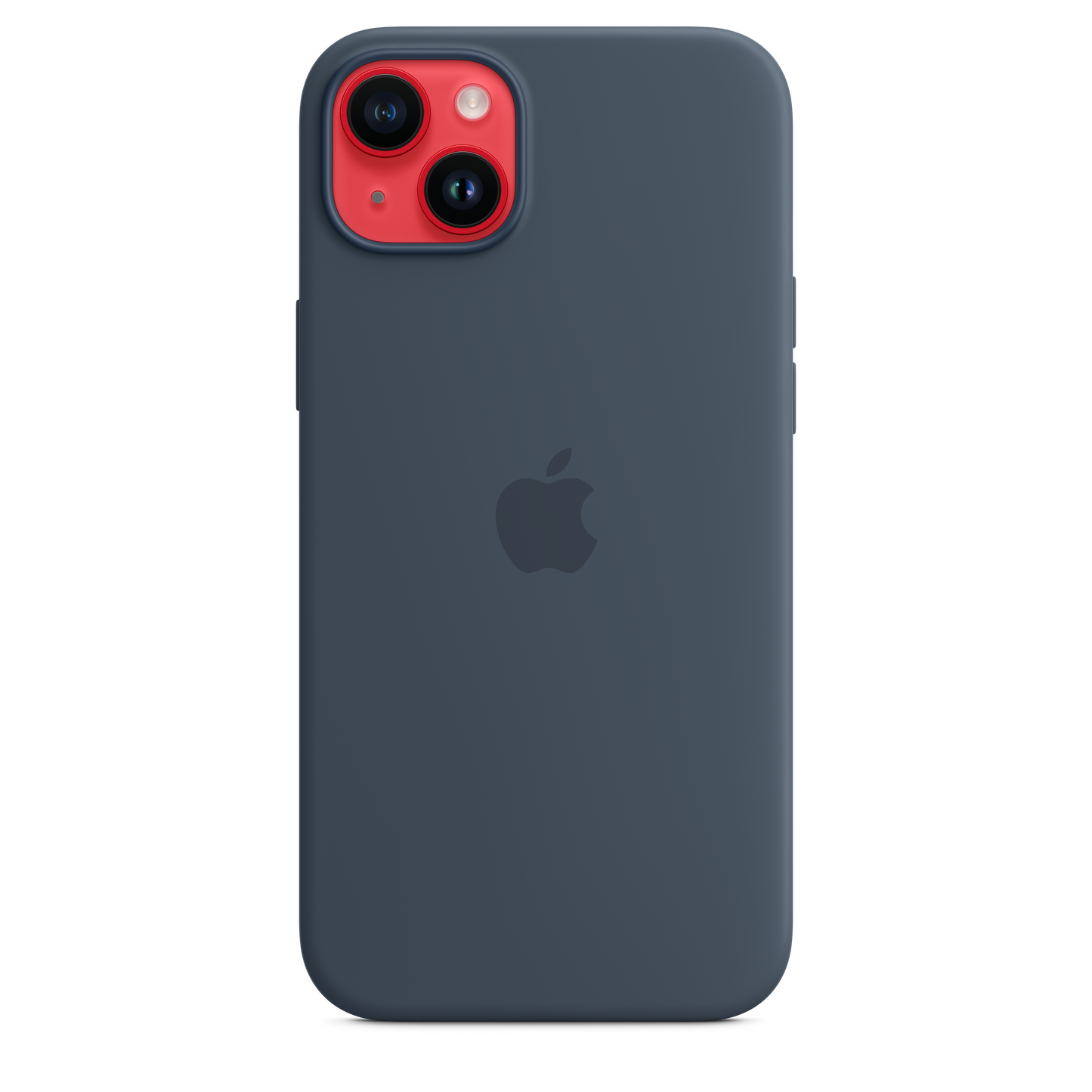 Funda para iPhone 14 Plus de silicona con MagSafe - Azul tempestad