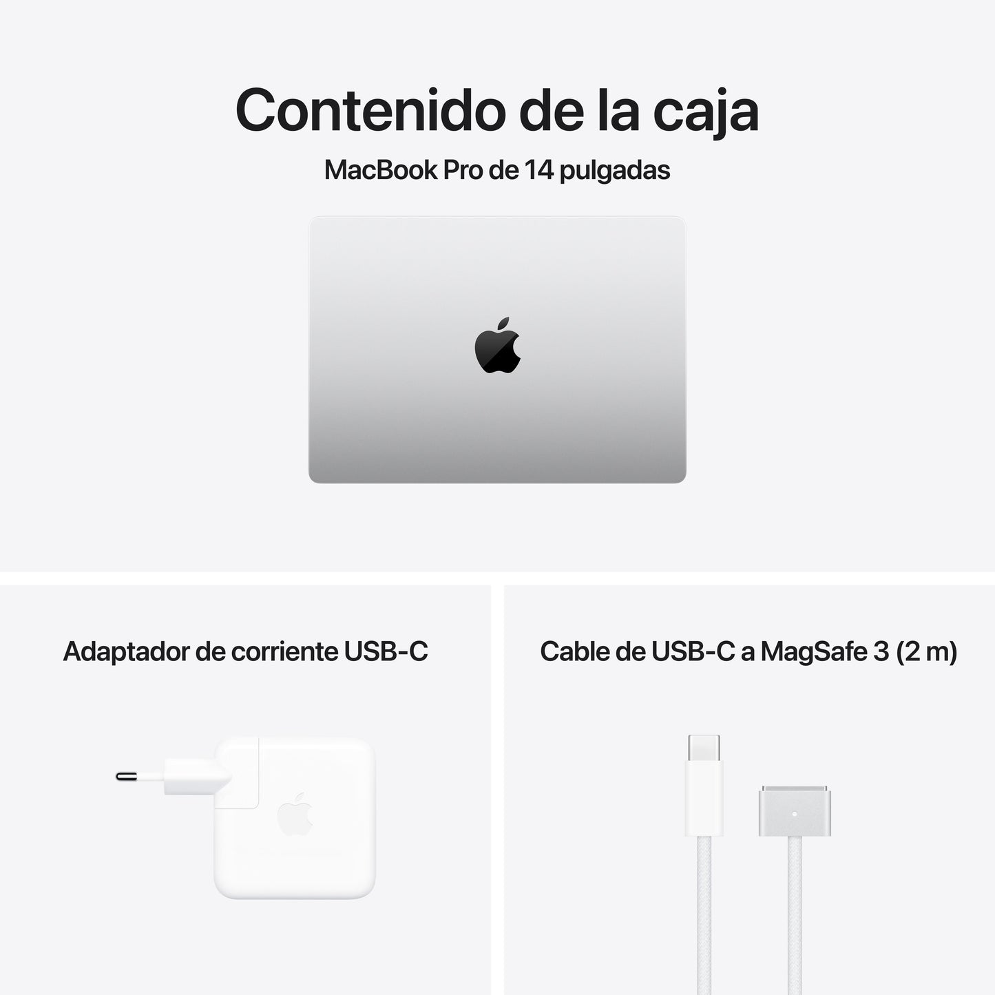 MacBook Pro de 14 pulgadas: Chip M4 Pro de Apple con CPU de 14 núcleos y GPU de 20 núcleos, 1 TB SSD - Plata