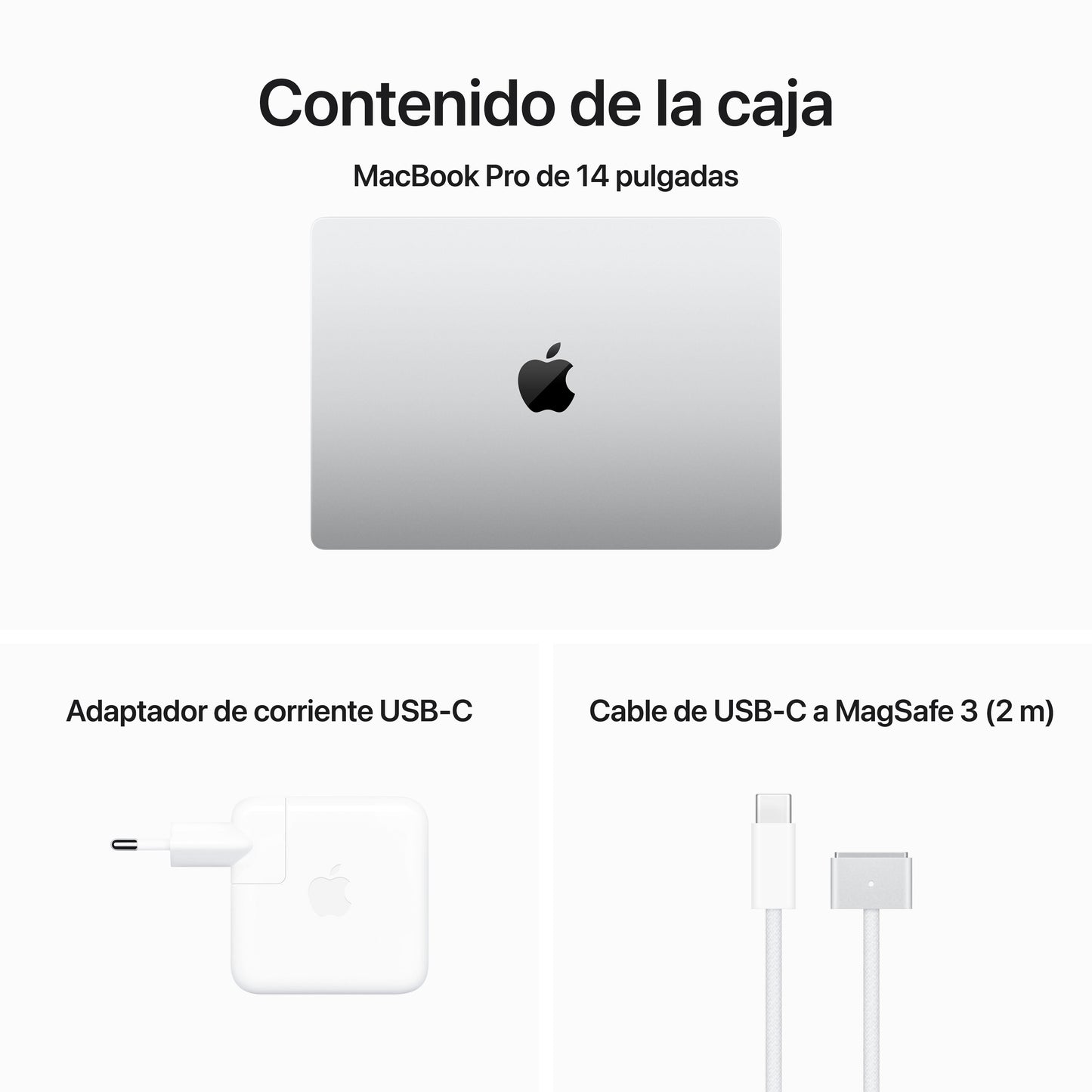 MacBook Pro de 14 pulgadas: Chip M3 Max de Apple con CPU de catorce núcleos y GPU de treinta núcleos, 1 TB SSD - Plata