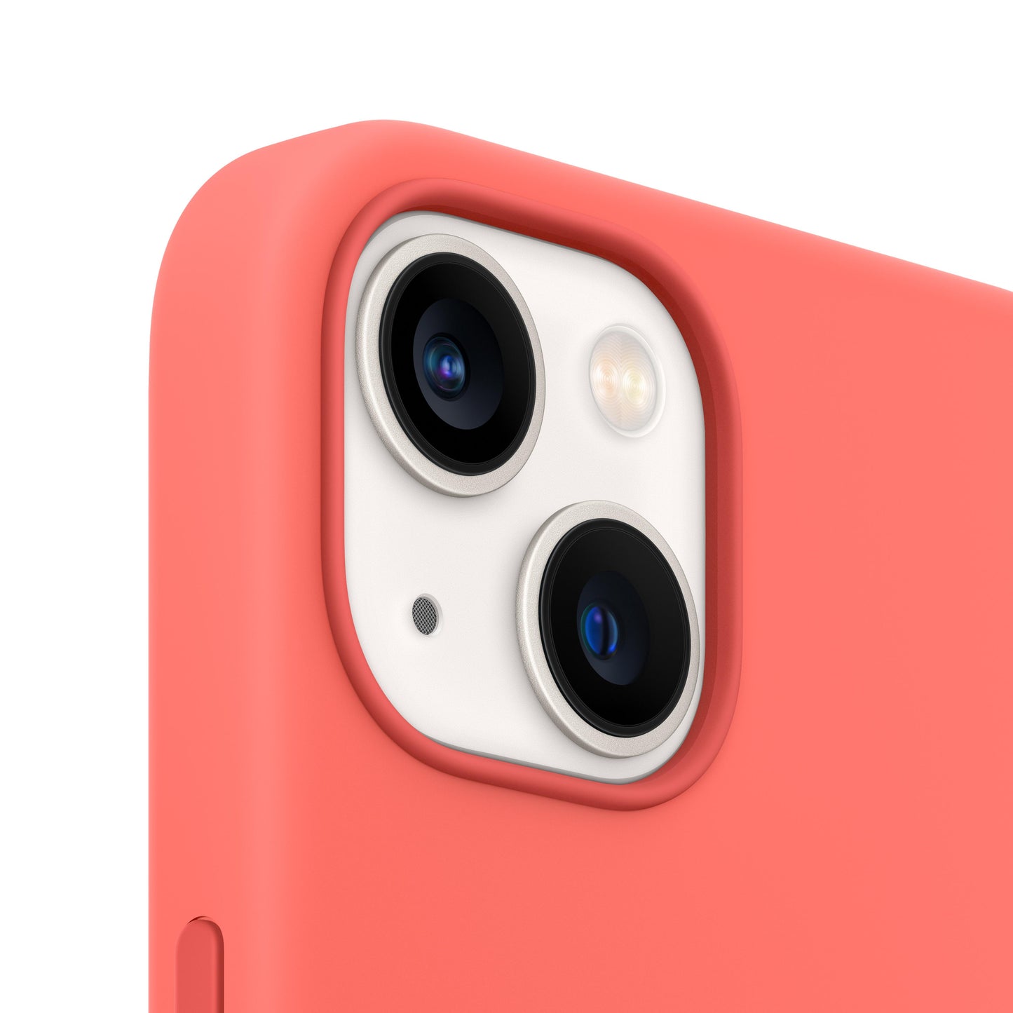 Funda para iPhone 13 mini de silicona con MagSafe - Pomelo rosa