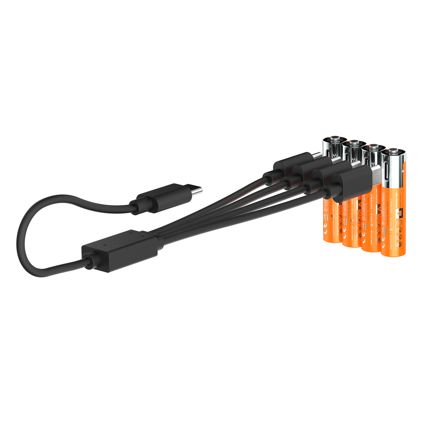 Pack de 4 pilas recargables con USB-C de Xtorm - AAA