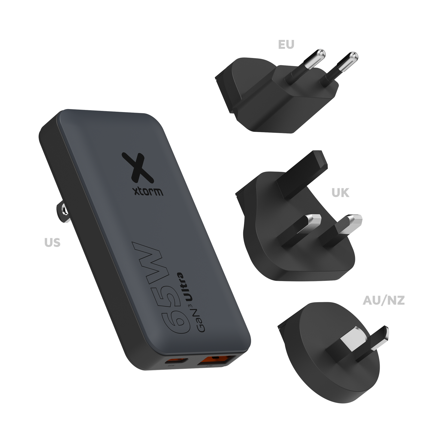 Cargador de viaje GaN con cable USB-C de Xtorm - 100 W