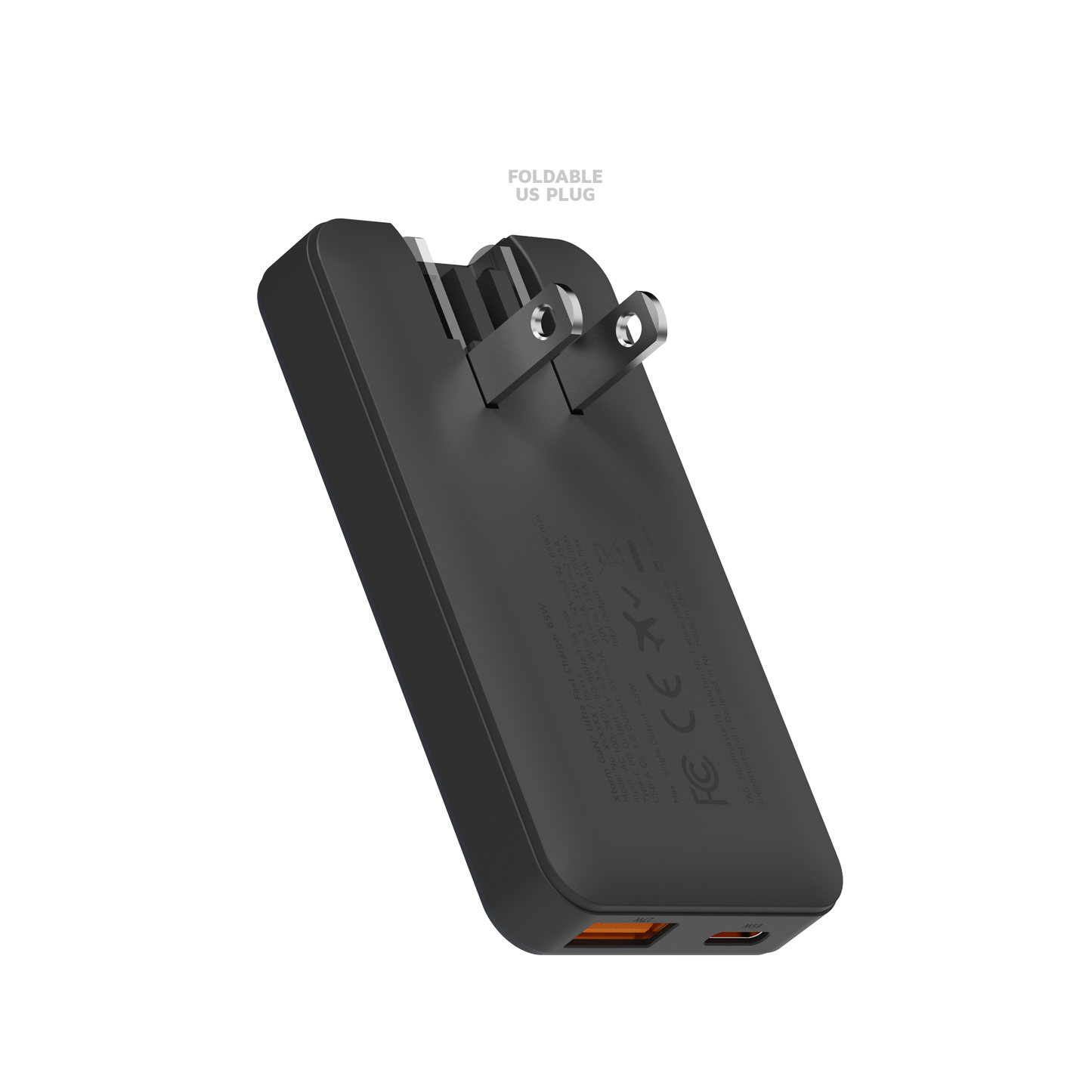Cargador de viaje GaN con cable USB-C de Xtorm - 100 W