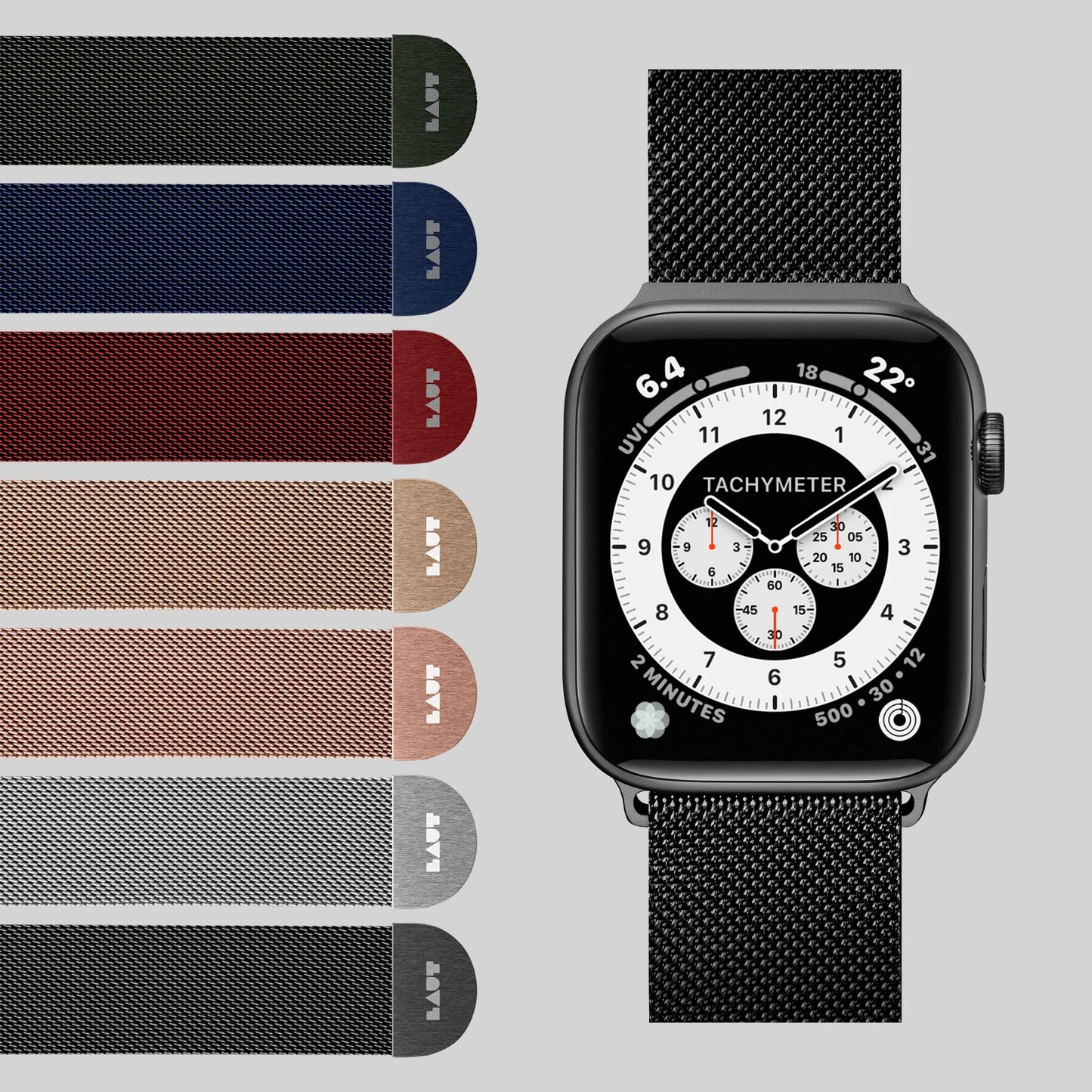 Correa Milanesa para Apple Watch de Laut - Apple Watch 42, 44 y 45 mm - Azul