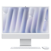 iMac con pantalla Retina 4,5K de 24 pulgadas: Chip M4 de Apple con CPU de 10 núcleos y GPU de 10 núcleos, 512 GB SSD - Plata