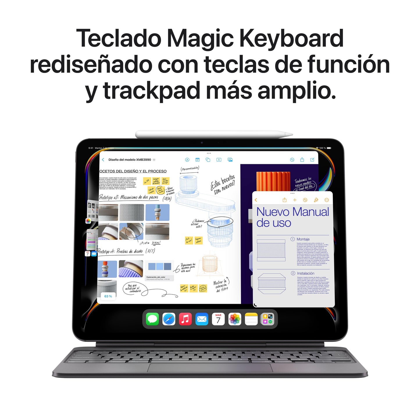 iPad Pro de 11 pulgadas Wi-Fi + Cellular 2 TB Vidrio nanotexturizado - Negro espacial (M4)