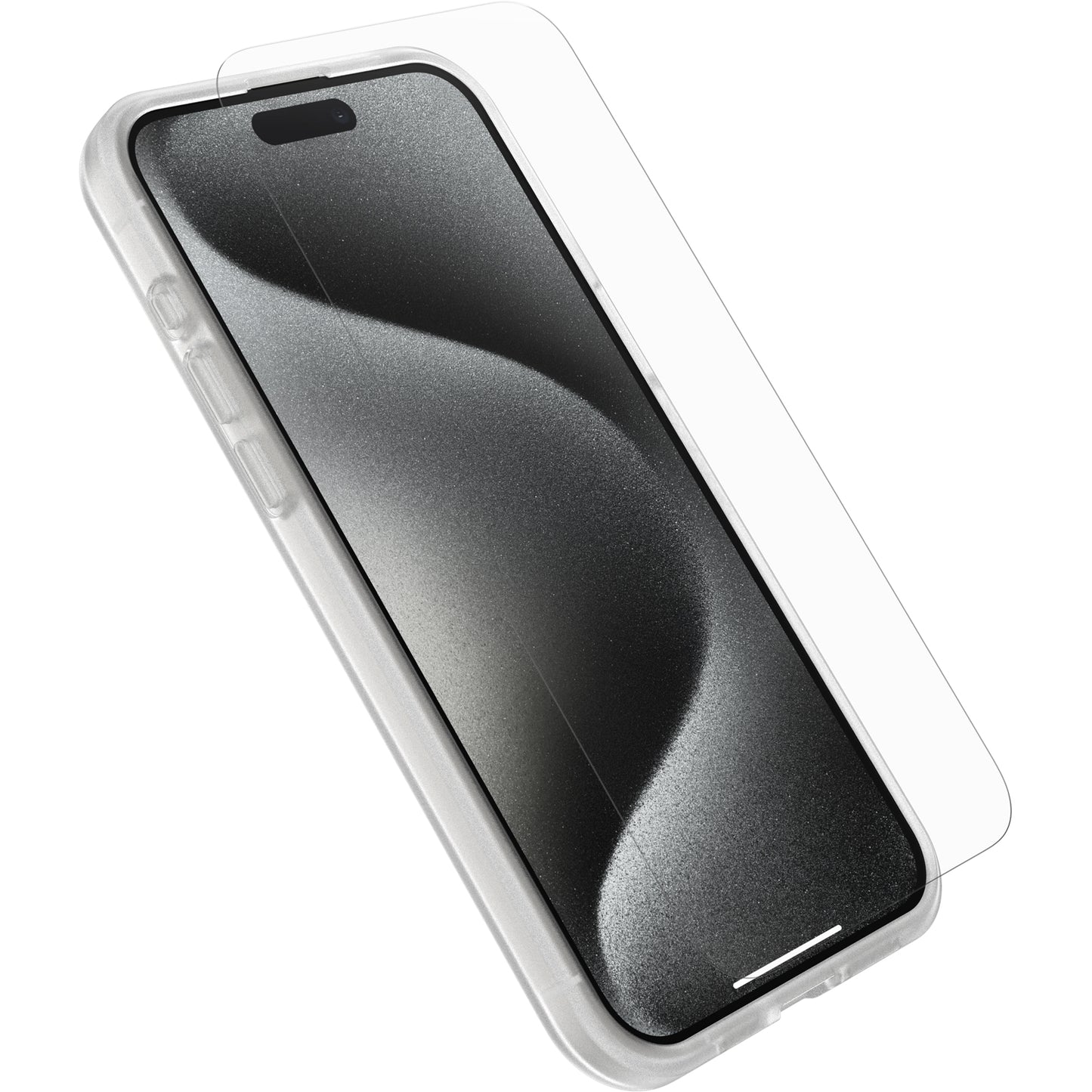 Funda para iPhone 15 Pro Max React Series + Protector de pantalla OtterBox Glass de OtterBox - Clear (Transparente)