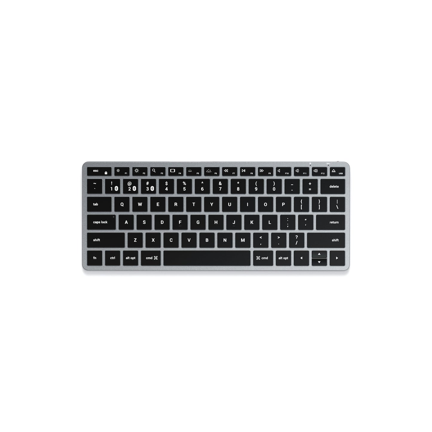 Teclado inalámbrico Slim X1 de Satechi - Gris espacial